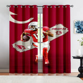 Arizona Cardinals Football Team Blackout Curtains Drapes For Window Treatment Set